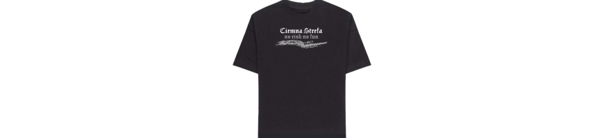 T-shirt Ciemna Strefa No Risk No Fun czarna