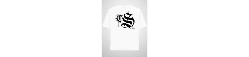 T-shirt Ciemna Strefa Chicano Gotyk biała