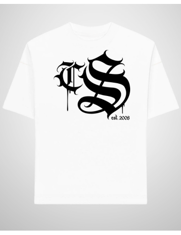 T-shirt Ciemna Strefa Chicano Gotyk biała