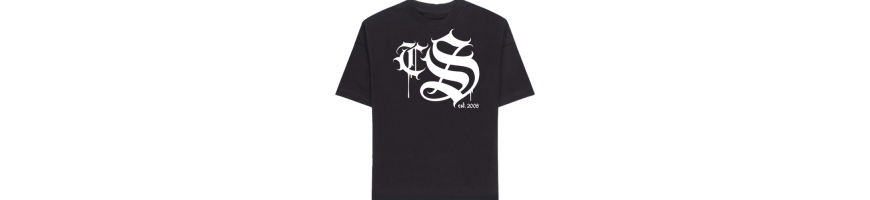 T-shirt ciemna Strefa Chicano gotyk czarna