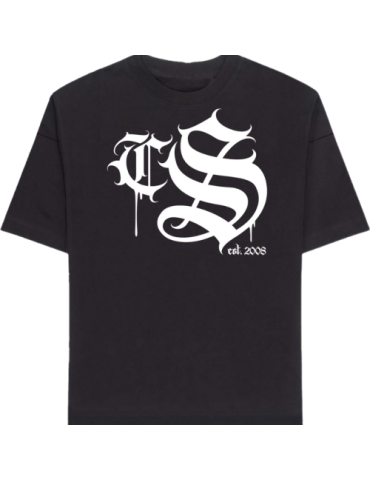 T-shirt ciemna Strefa Chicano gotyk czarna