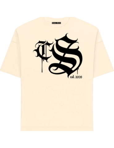 T-shirt Ciemna Strefa Chicano Gotyk beżowy