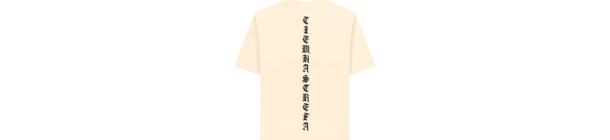 T-shirt Ciemna Strefa Chicano Gotyk beżowy