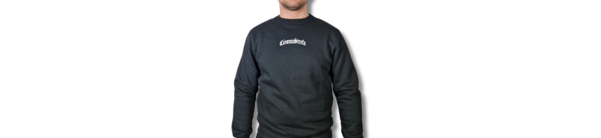 Bluza Ciemna Strefa CS Gotyk Duże Logo czarna
