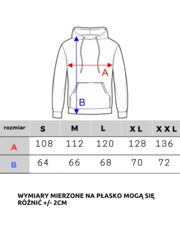 Bluza Ciemna Strefa Oversize Czarny/szary Laur