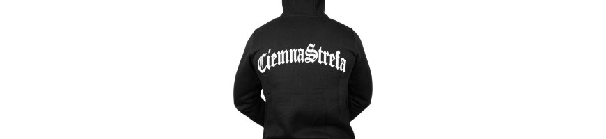 Bluza Ciemna Strefa Biały Gotyk