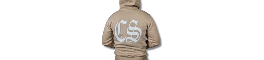 Bluza Ciemna Strefa CS Gotyk Duże Logo Back