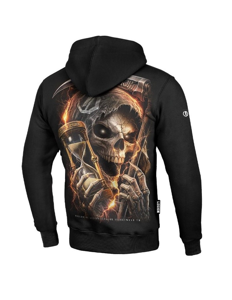 Bluza Octagon Memento Mori czarna z kapturem